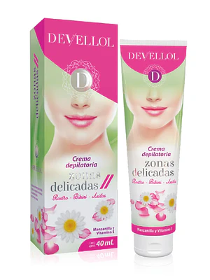 Devellol Crema depilatoria Zonas delicadas 40 ml.