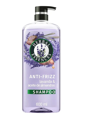 Herbal Essence Shampoo Anti-frizz Lavanda & Aceite de almendras 600 ml.