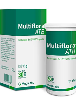 Multiflora ATB Probióticos 30 Cápsulas.