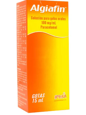 Algiafin  Paracetamol 100 mg/ml Gotas 15 ml.