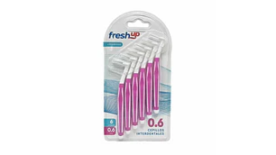 Cepillo interdental Fresh Up 0,6 ángulo 6 Unidades.