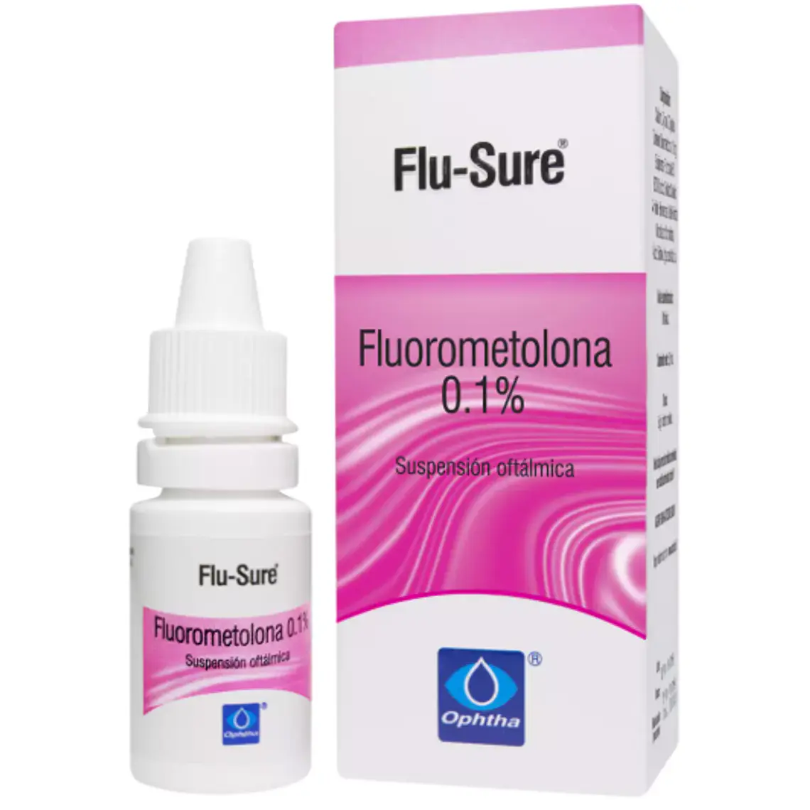 Flu-Sure Fluorometolona 0,1 % Suspensión oftálmica 5 ml. 1