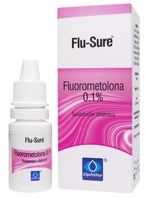 Flu-Sure Fluorometolona 0,1 % Suspensión oftálmica 5 ml.