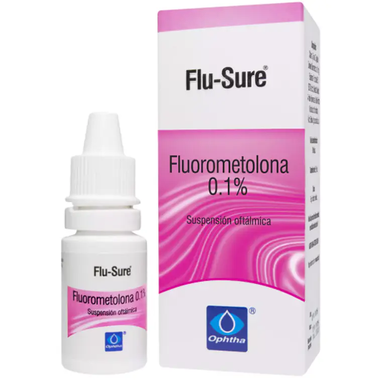 Flu-Sure Fluorometolona 0,1 % Suspensión oftálmica 5 ml. 1