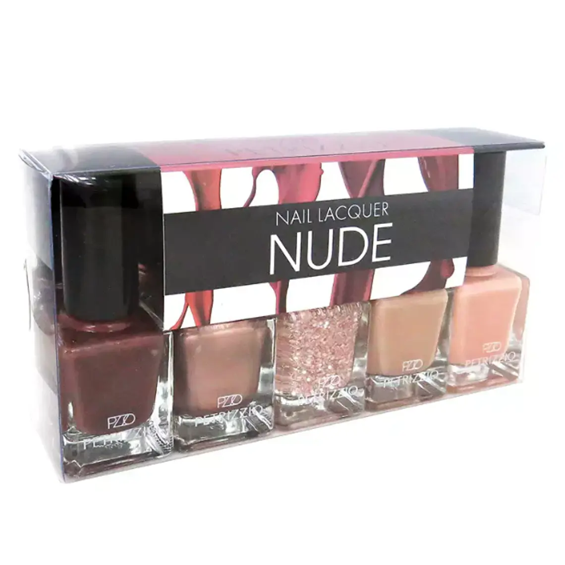 Set Esmaltes Nail Lacquer Nude 5 Unidades. Petrizzio 1