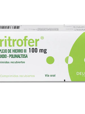 Eritrofer Hierro 100 mg 30 Comprimidos recubiertos.