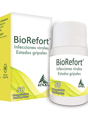 BioRefort Estados gripales 50 Comprimidos sublinguales. Knop