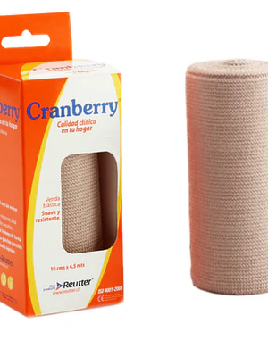 Venda Elastica Piel 10 cm x 4,5 mt. Cranberry, Reutter