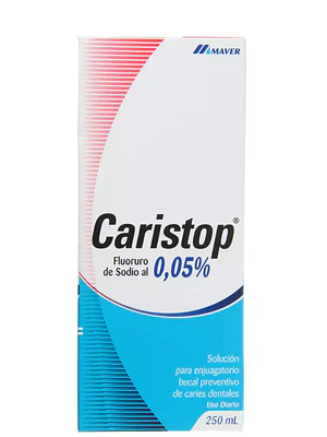 Enjuague bucal Caristop Fluoruro de sodio 0,05 % 250 ml.