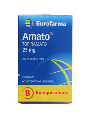 Amato (B) Topiramato 25 mg 60 Comprimidos