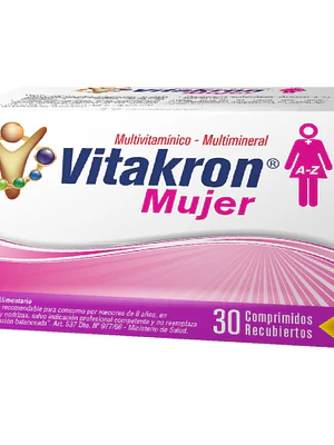 Vitakron Mujer 30 Comprimidos recubiertos.