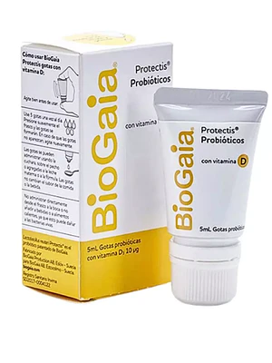 BioGaia Vitamina D Gotas Probióticas 5 ml.