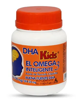 DHA Kids 120 Cápsulas. Knop