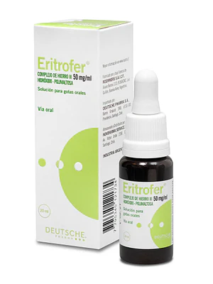 Eritrofer Hierro 50 mg Gotas 20 ml.