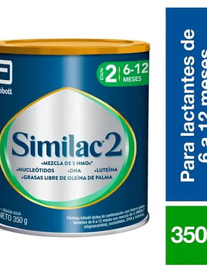 Similac 2  Fórmula infantil 350 g.