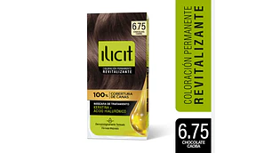 Tinte para el cabello Ilicit Revitalizante 6.75 Chocolate caoba.