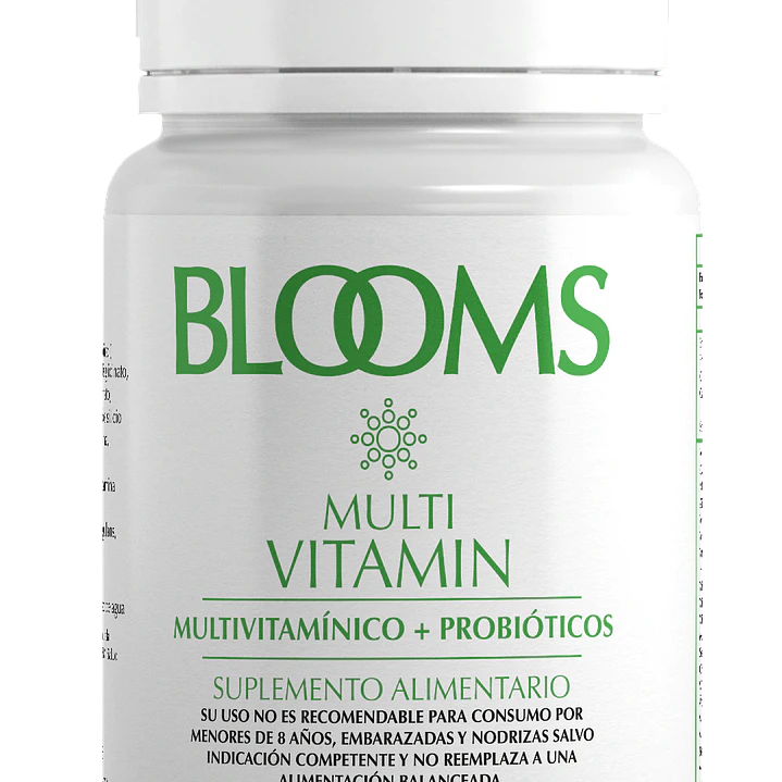 Multivitamin y Probiotico 60 Cápsulas. Blooms  1