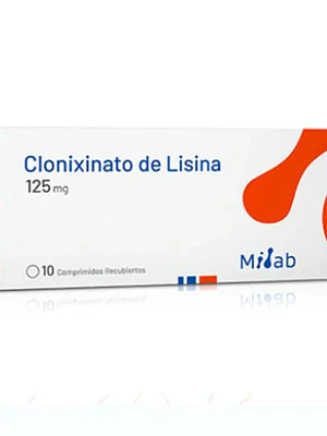 Clonixinato de Lisina 125 mg 10 Comprimidos recubiertos. MIntlab
