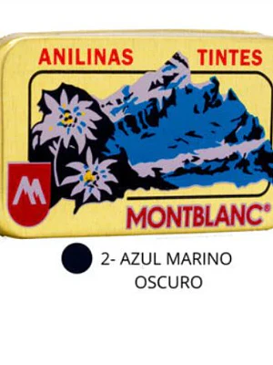 Anilina N° 2 Azul marino oscuro. Mont blanc