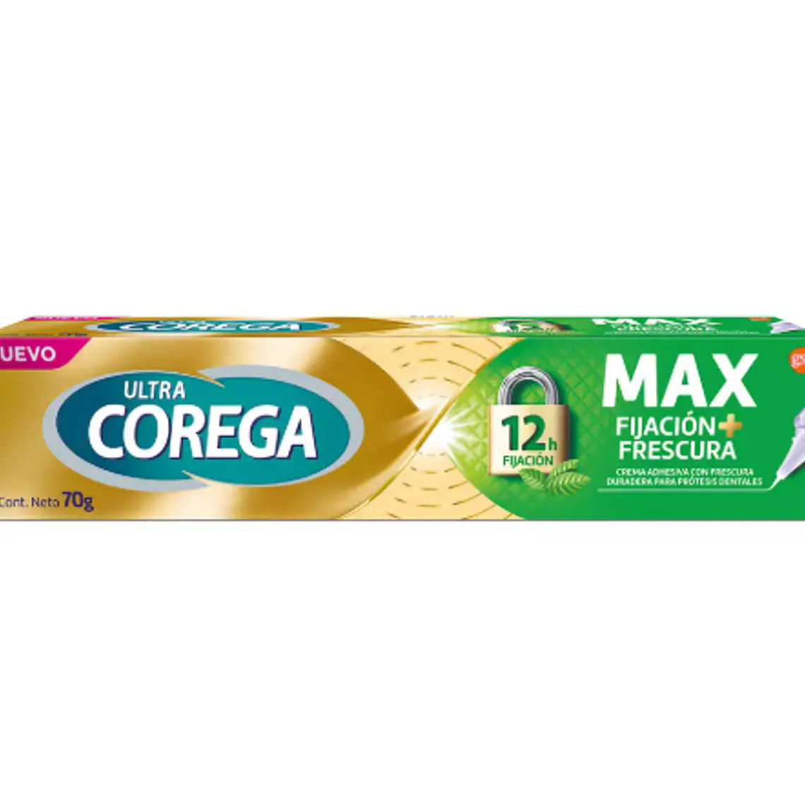 Corega Ultra Max Fijación y frescura Crema adhesiva 70 g. 1