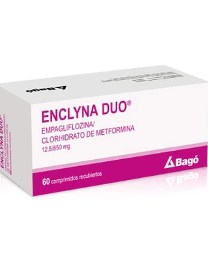 Enclyna Duo  12,5/1000 mg 60 Comprimidos recubiertos.