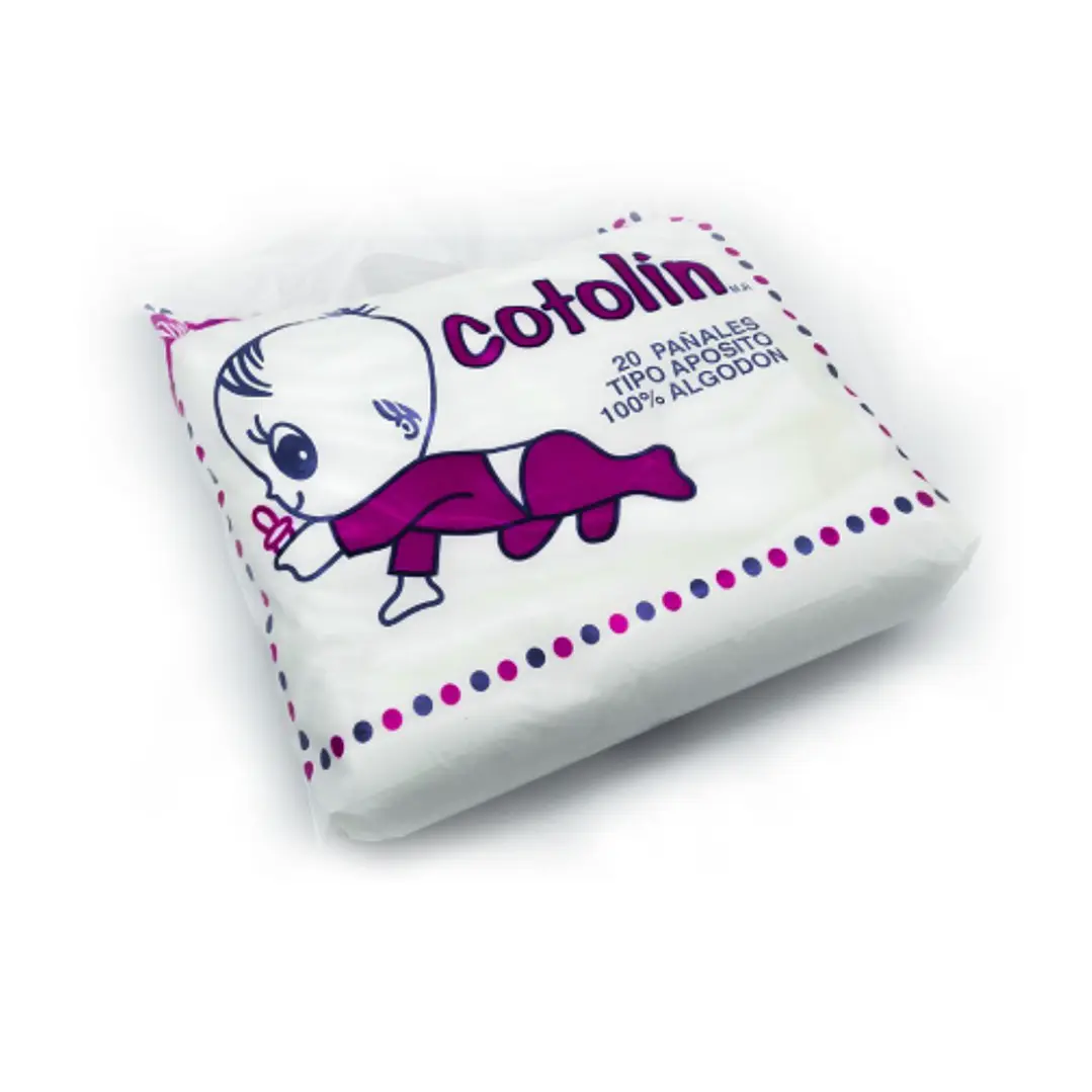 Cotolín 20 pañales tipo apósito. 1