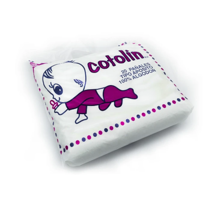 Cotolín 20 pañales tipo apósito. 1