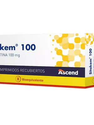 Sitakem (B) Sitagliptina 100 mg 28 Comprimidos recubiertos.