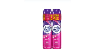 Lady speed stick Desodorante Pro 5 Spray 91 g Pack 2 Unidades.
