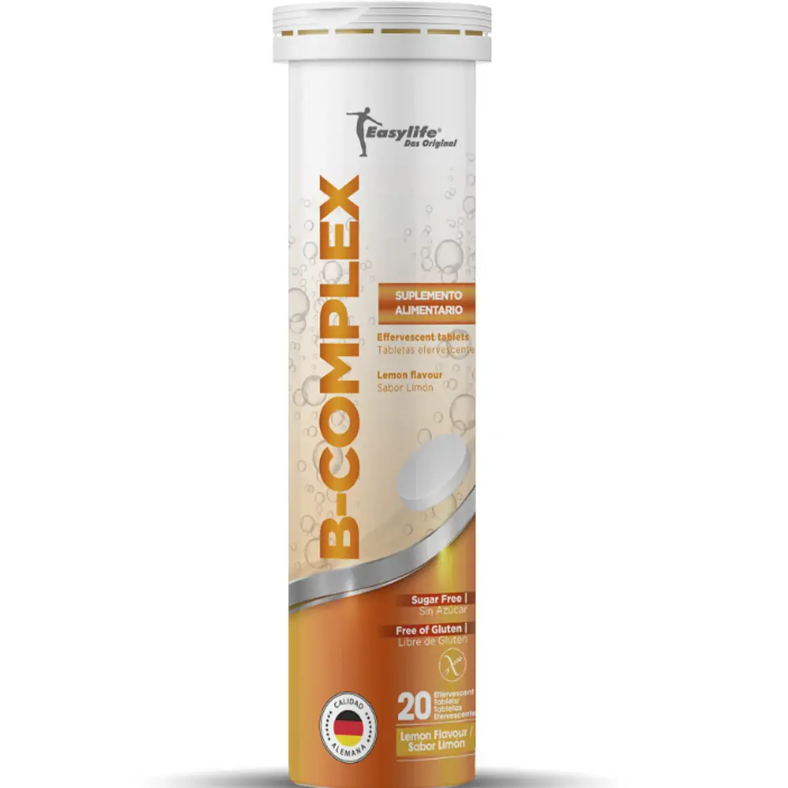 B-Complex Sabor limón 20 Tabletas efervescentes. Easylife 1