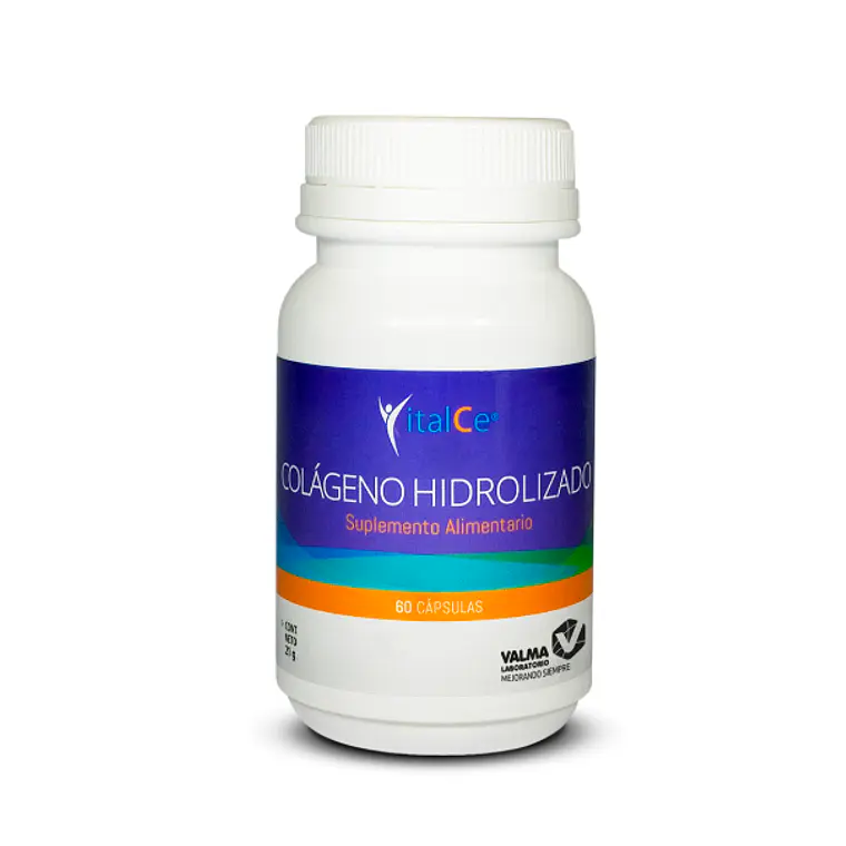 Colágeno Hidrolizado 250 mg 60 Cápsulas. Valma 1