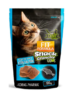 Fit Fórmula Snack Crunchy gatos Atún Salmón 100 g.