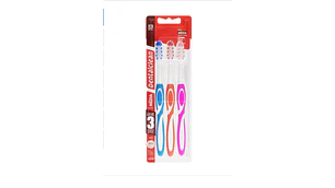Cepillos dentales Centalclean Basic color Medio 3 Unidades.