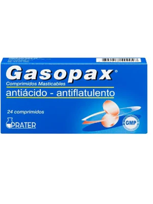 Gasopax Antiácido-Antiflatulento 24 Comprimidos.