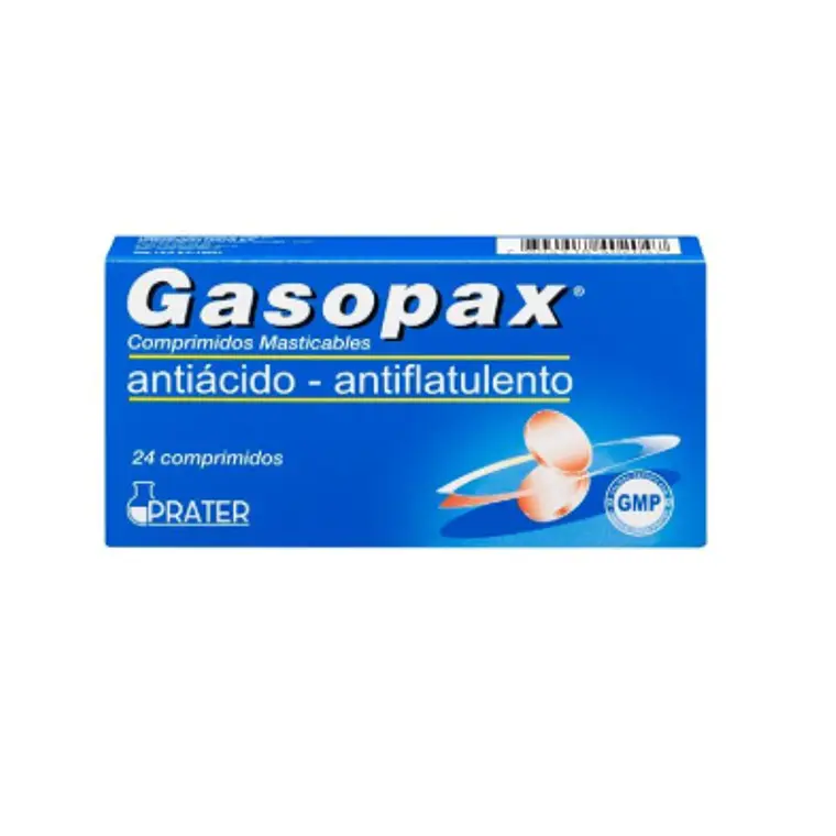 Gasopax Antiácido-Antiflatulento 24 Comprimidos. 1