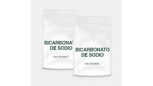 Bicarbonato de sodio 100 g Caja 25 Unidades. Quimnatura