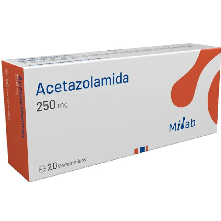 Acetazolamida 250 mg 20 Comprimidos. Mintlab 1