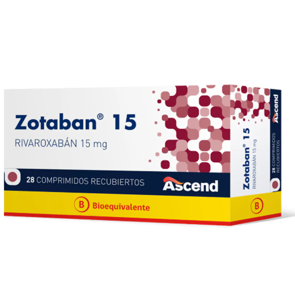 Zotaban (B) Rivaroxabán 15 mg 28 Comprimidos recubiertos. 1