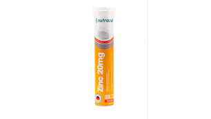 Zinc 20 mg 20 Tabletas efervescentes. Nutrazul