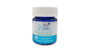 ZInc Quelato Micropulverizado 60 Cápsulas. Green Medical