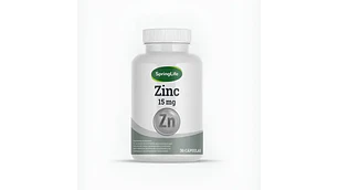Zinc 15 mg 30 Cápsulas. SpringLife