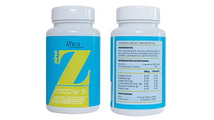 Zinc 15 mg 90 Cápsulas. Rhea