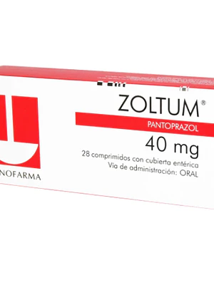 Zoltum Pantoprazol 40 mg 28 Comprimidos recubiertos.