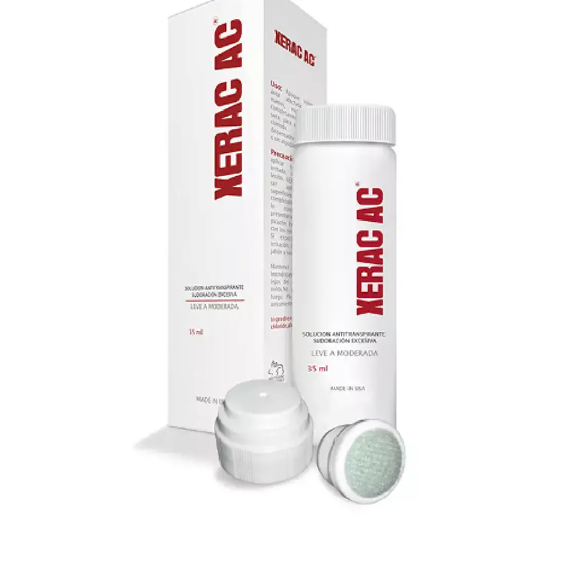 Xerac AC Solución Antitranspirante sudoración excesiva 35 ml. 1