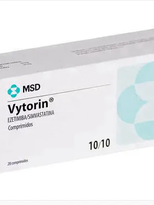 Vytorin Ezetimiba, Simvastatina 10/10 mg 28 Comprimidos.