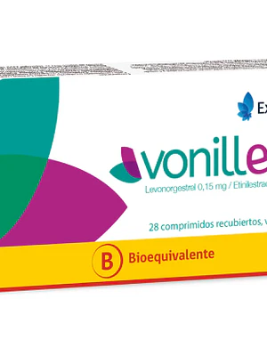 Vonille CD (B)  Levonorgestrel, Etinilestradiol 28 Comprimidos recubiertos.