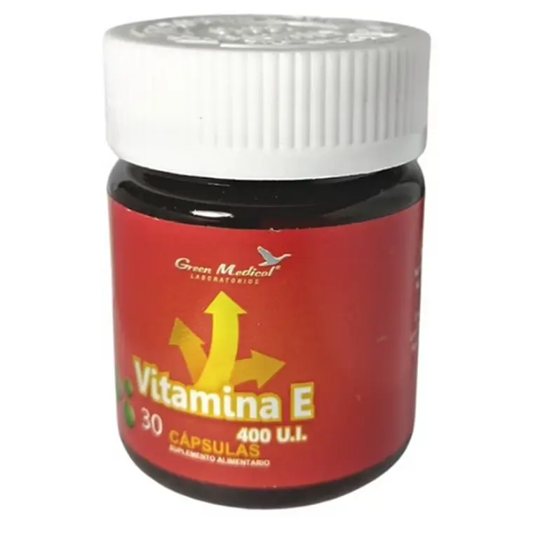 Vitamina E 400 U.I  30 Cápsulas. Green Medical 1