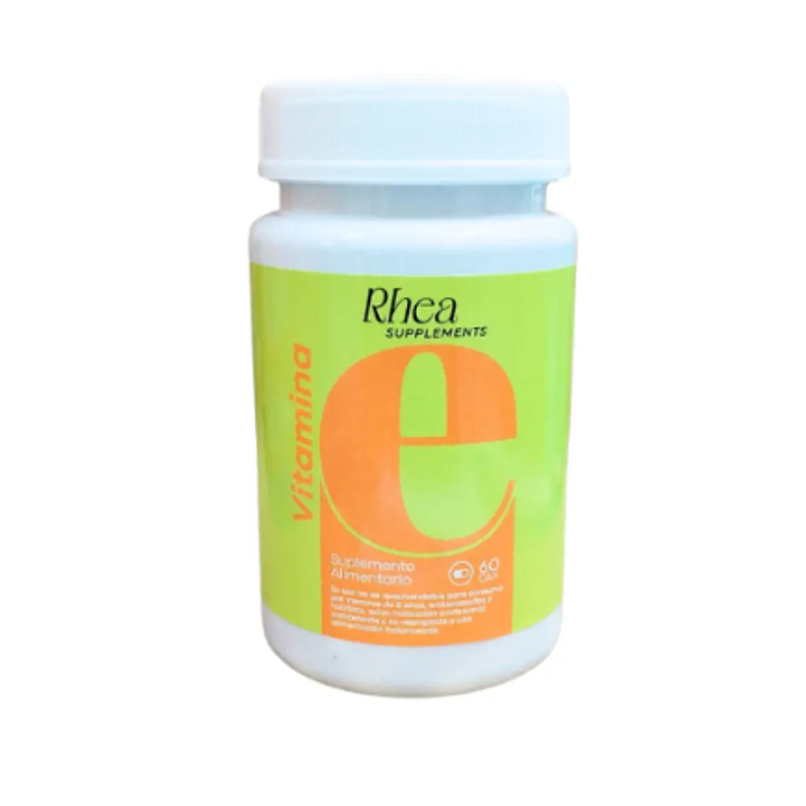 Vitamina E 253 UI 60 Cápsulas. Rhea 1