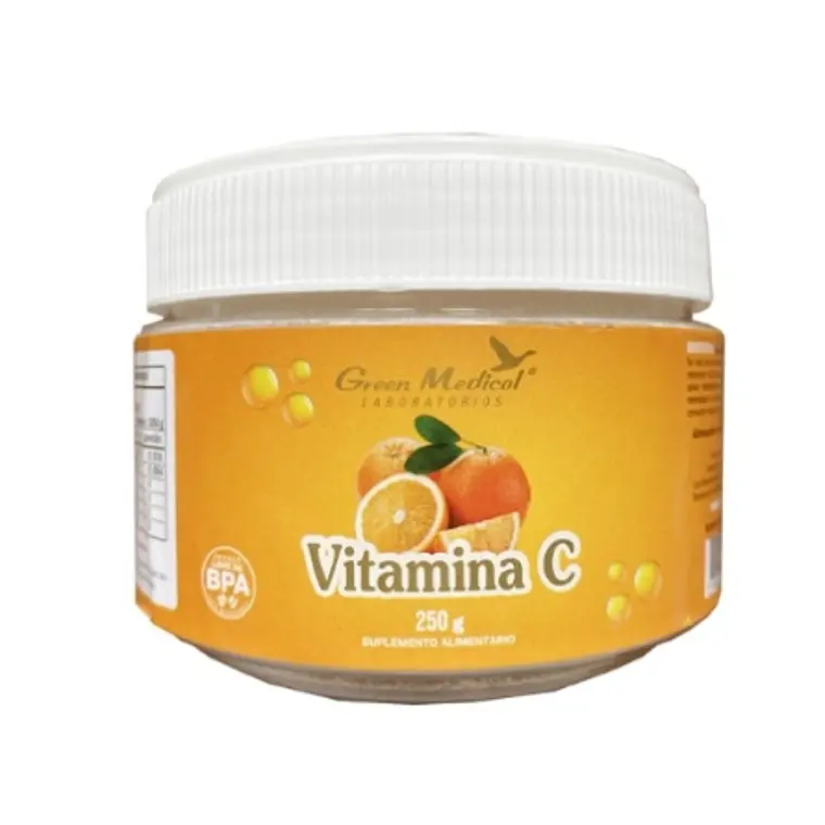Vitamina C 1000 mg Polvo 250 g. Green Medical 1