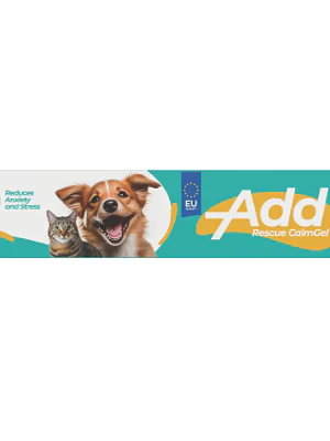 Suplemento calmante mascotas ADD calm gel 15 ml. Uso veterinario